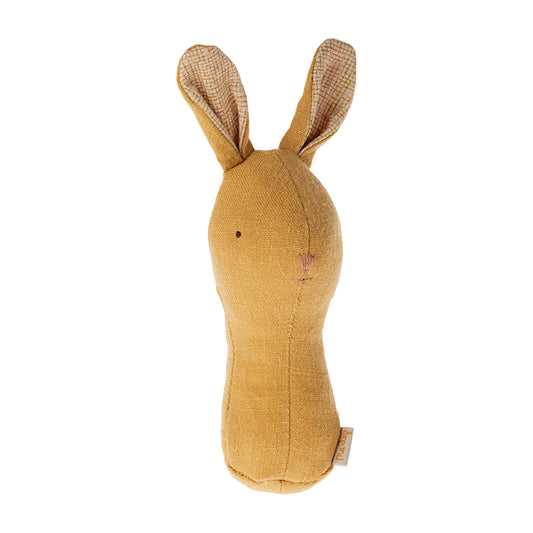 Maileg Bunny Lullaby Friend Rattles - Dusty Yellow