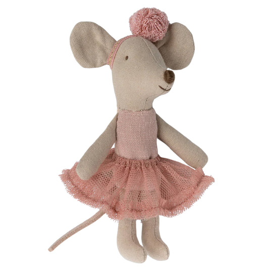Maileg Ballerina Little Sister Mouse - Rose