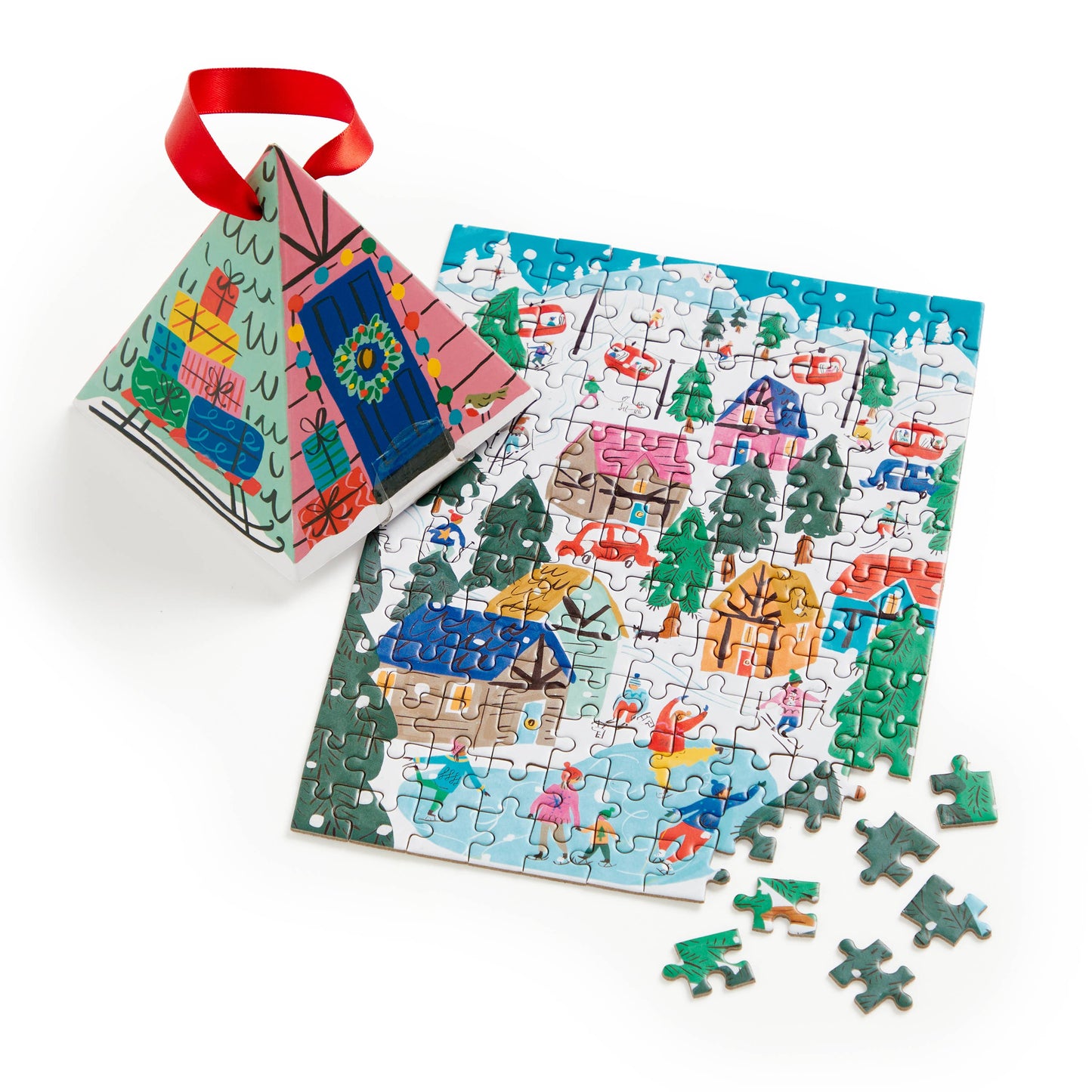 Chronicle Books - Alpine Cottage Puzzle Ornament