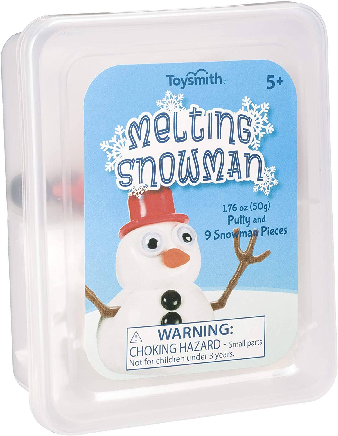 Toysmith - Melting Snowman Putty/Slime Kit, Reusable, Christmas, Winter
