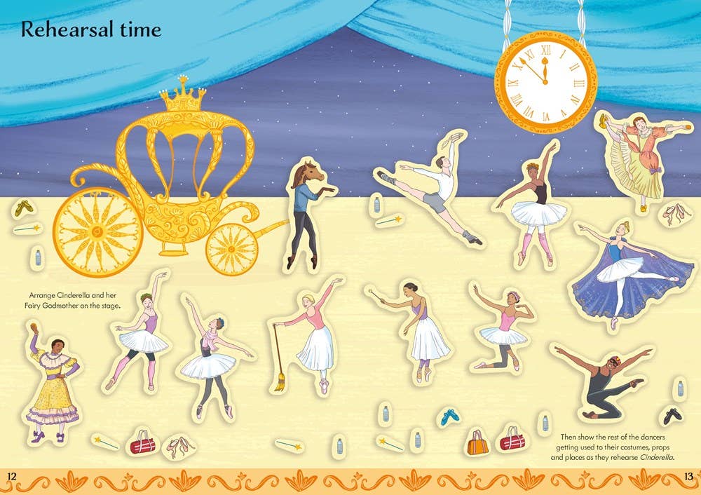 Little First Stickers Ballet : Usborne