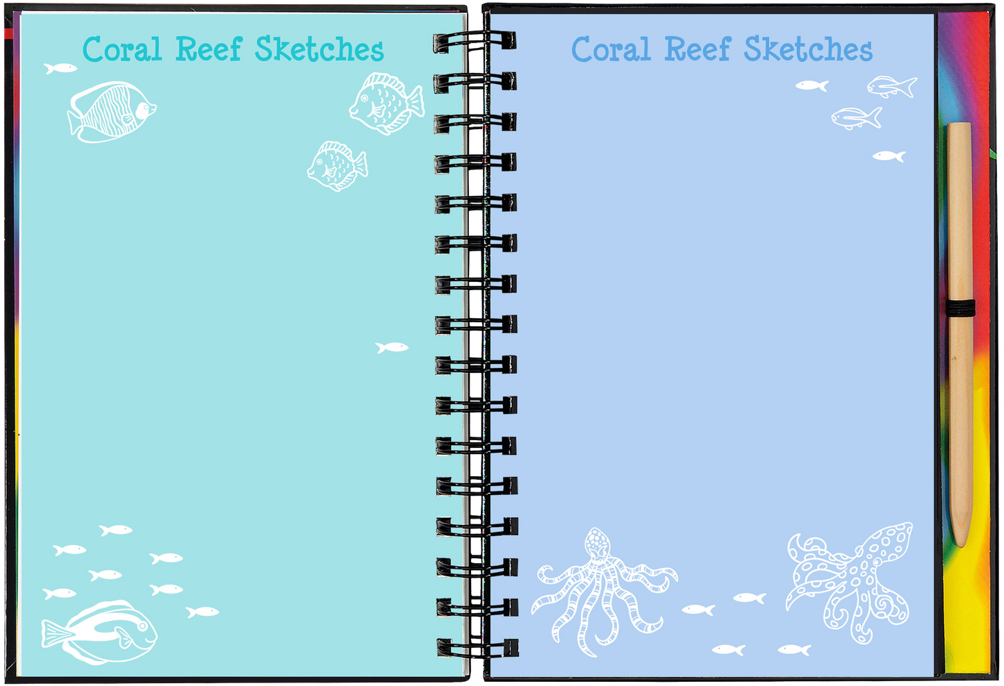 Peter Pauper Press - Coral Reefs Scratch and Sketch