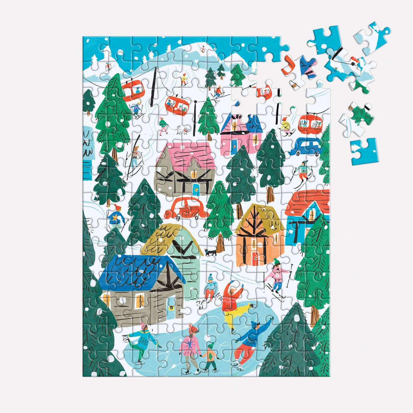 Chronicle Books - Alpine Cottage Puzzle Ornament