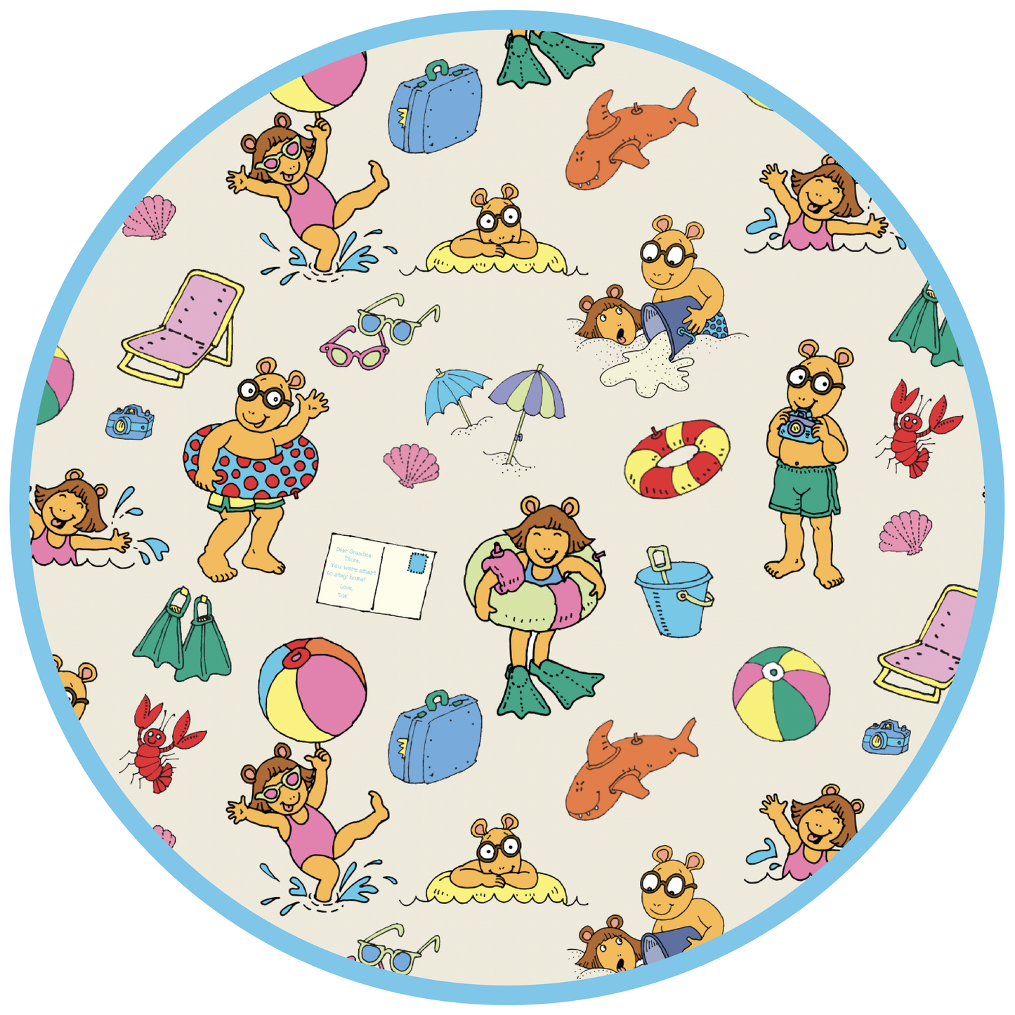 Arthur's Family Vacation Bamboo Convertible Baby Pajamas