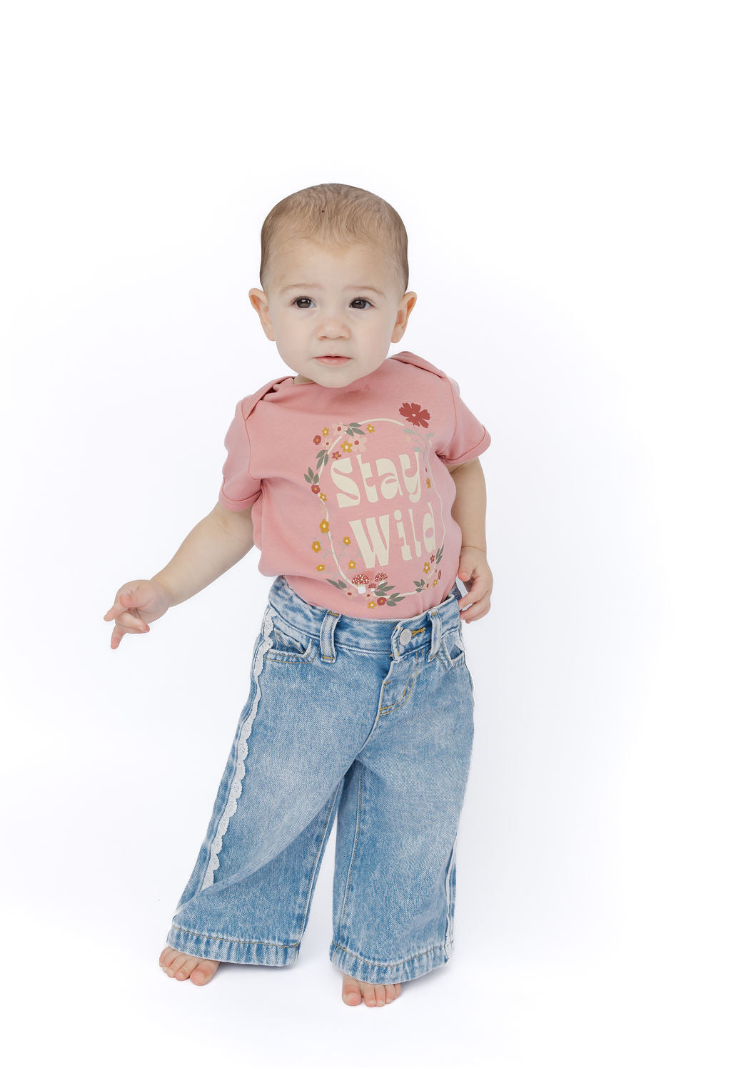 Stay Wild Cotton Baby Onesie