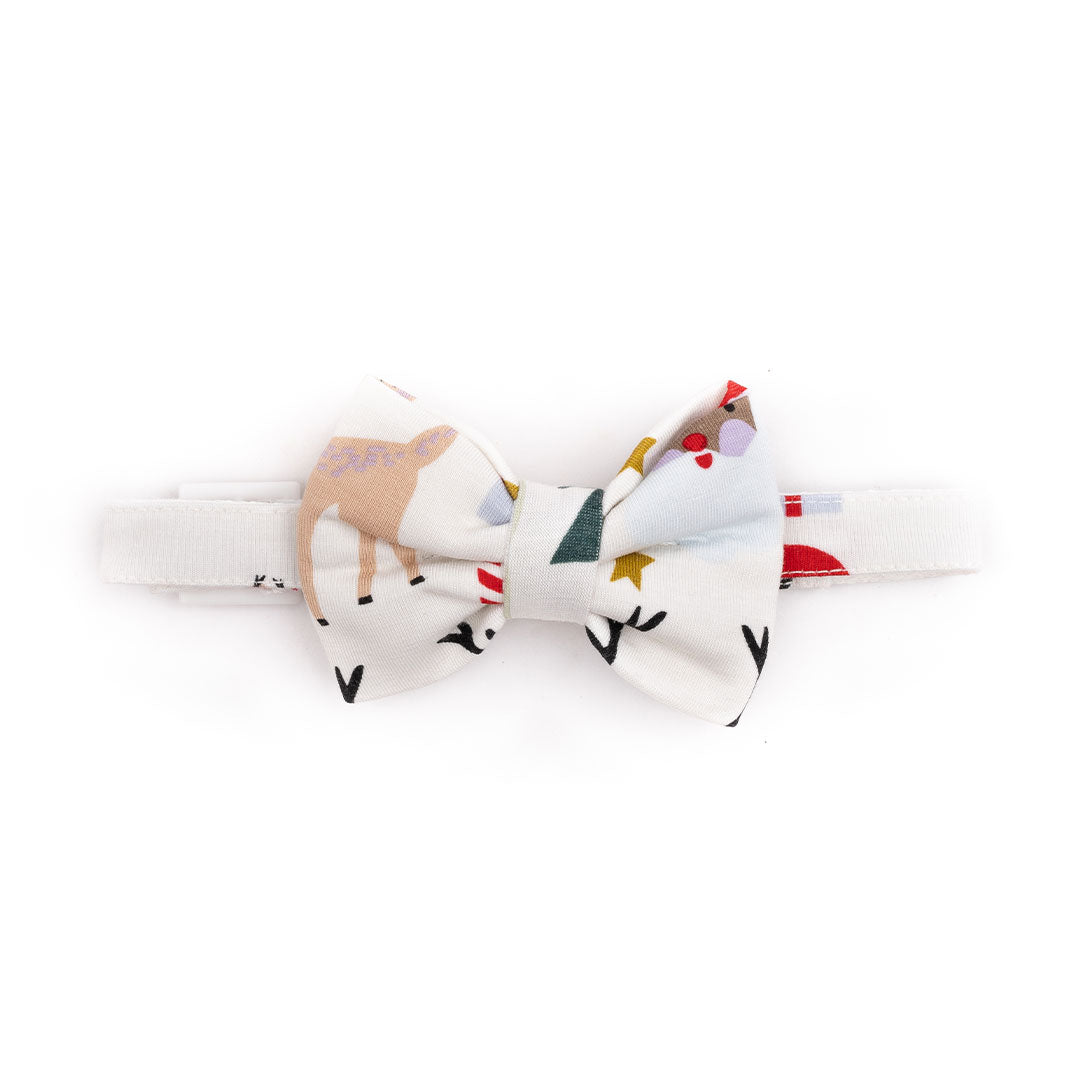 Santa and Friends Bamboo Pet Bow Tie