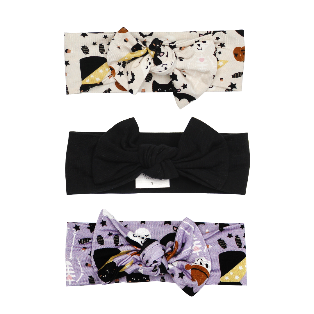 Spooky Cute Halloween Bamboo Headband Gift Set
