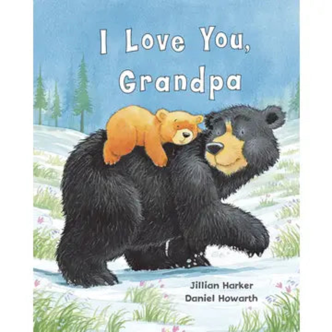 grandpa and grand baby bears in a forest