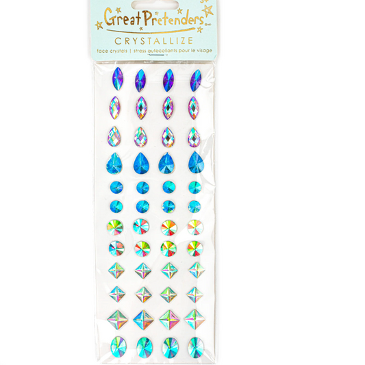 face crystals to add a little extra sparkle to your face
