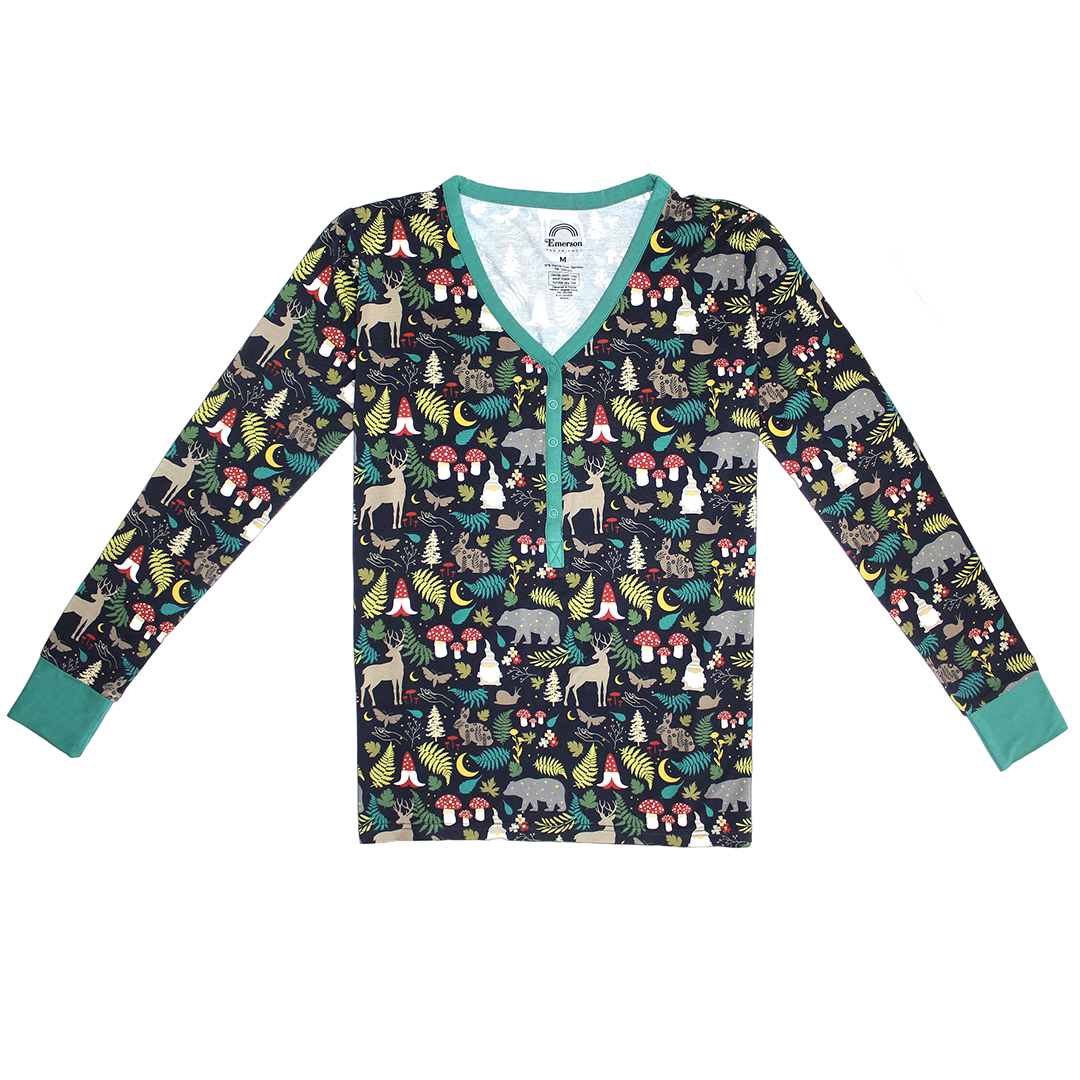 Night Forest Bamboo Women's Top