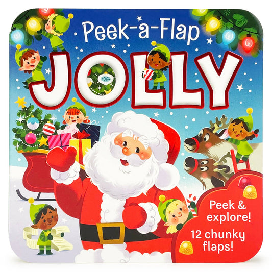 Peek-a-flap Jolly book