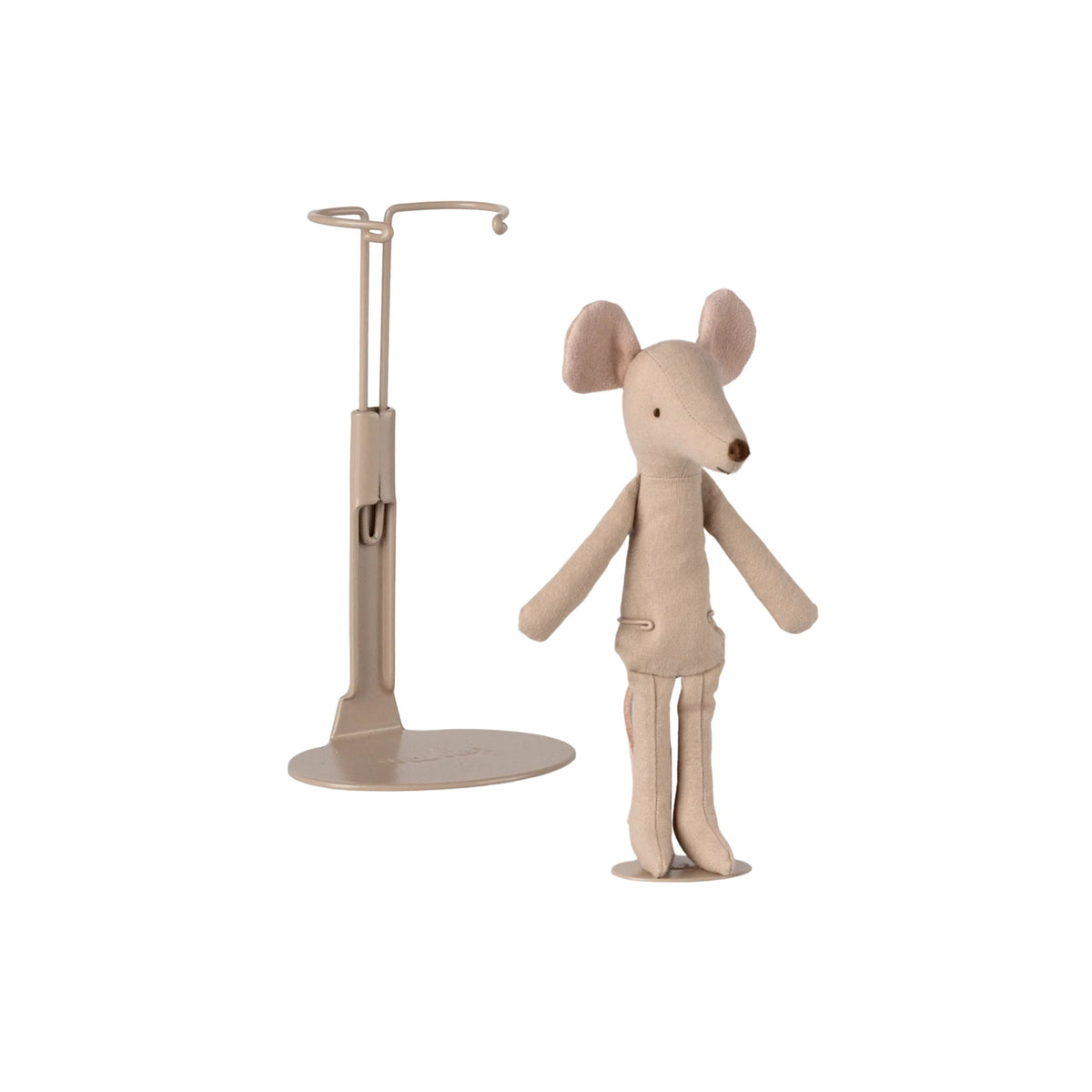 Maileg - Stand Medium Mouse Sand