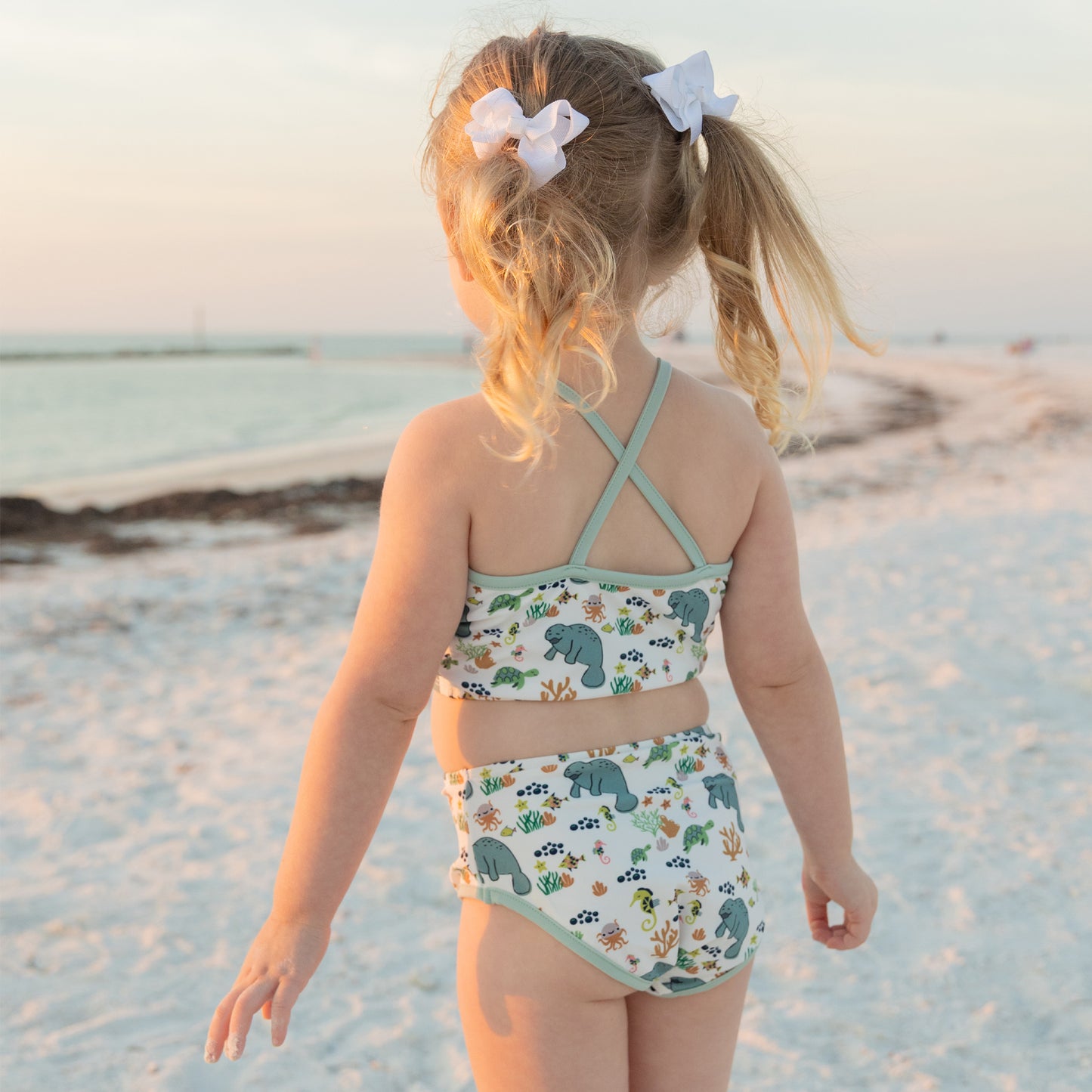 Manatee Bikini Girls Swimsuit