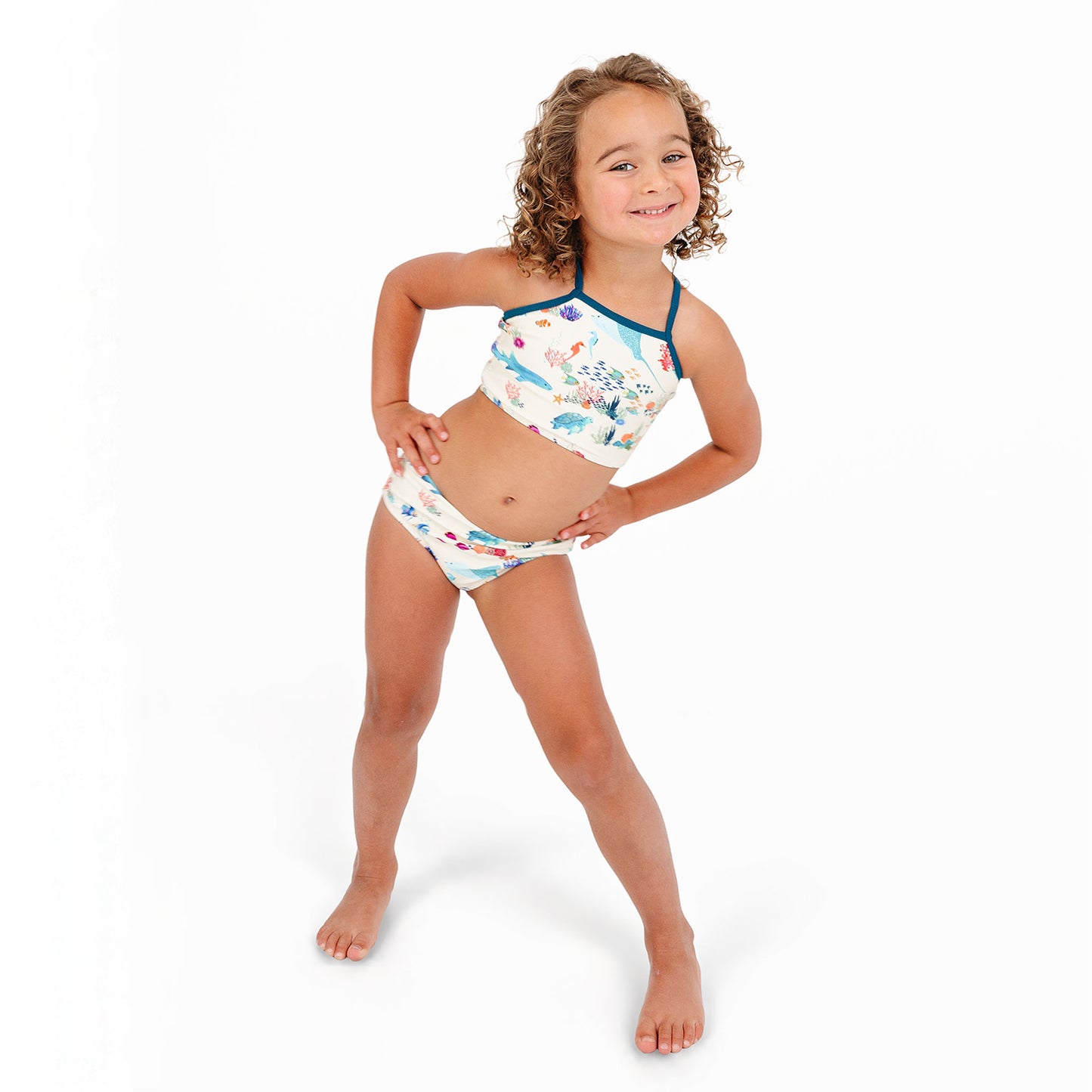 Coral Reef Bikini Girls Swimsuit