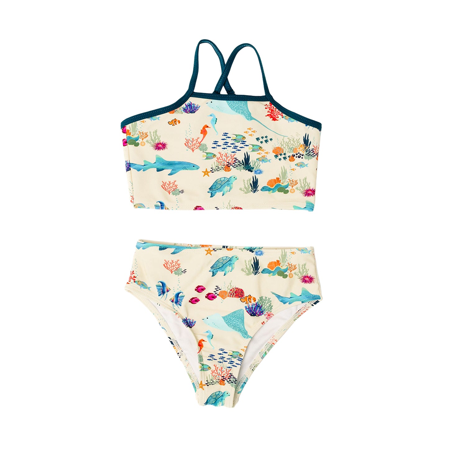 Coral Reef Bikini Girls Swimsuit