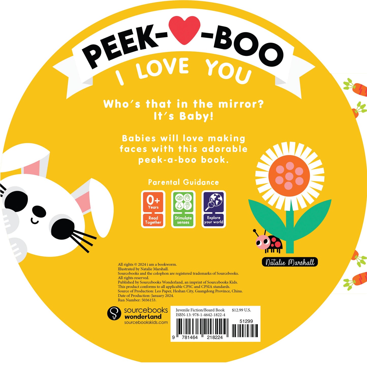 Sourcebooks - Peek-A-Boo, I Love You! Baby Animals