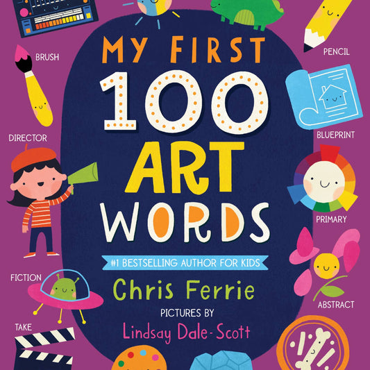 padded board book called my first 100 art words