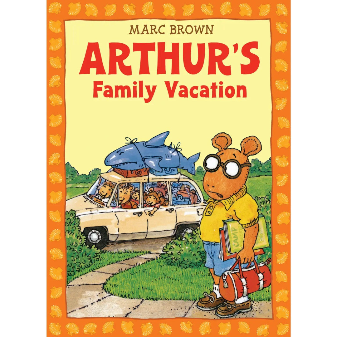 Arthur and his family loading into a car to go on vacation