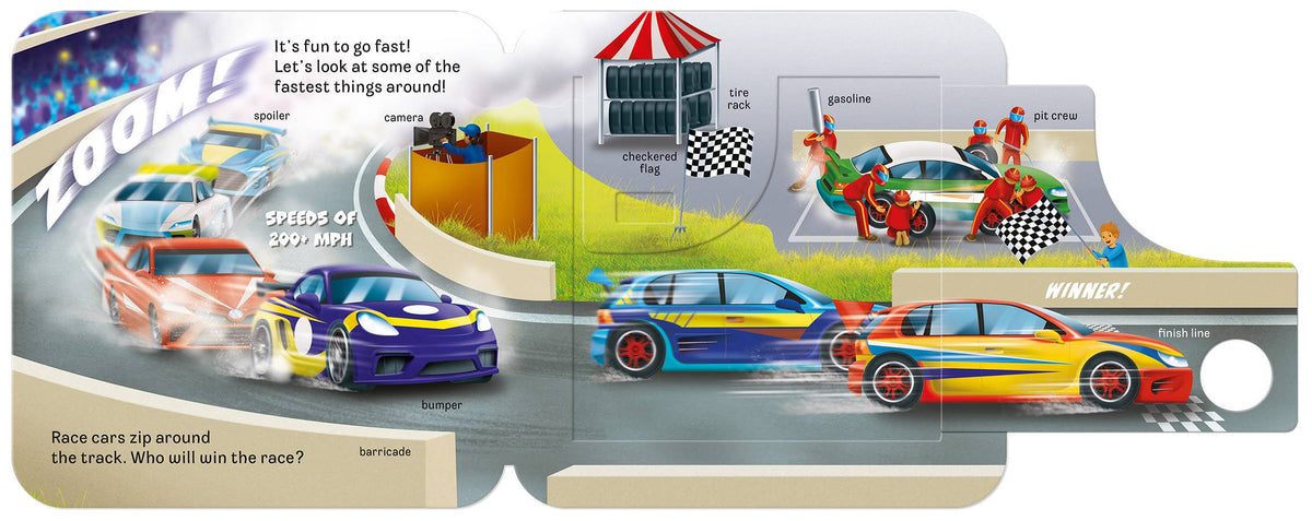 Cottage Door Press - Peek-a-Flap Zoom Interactive Board Book