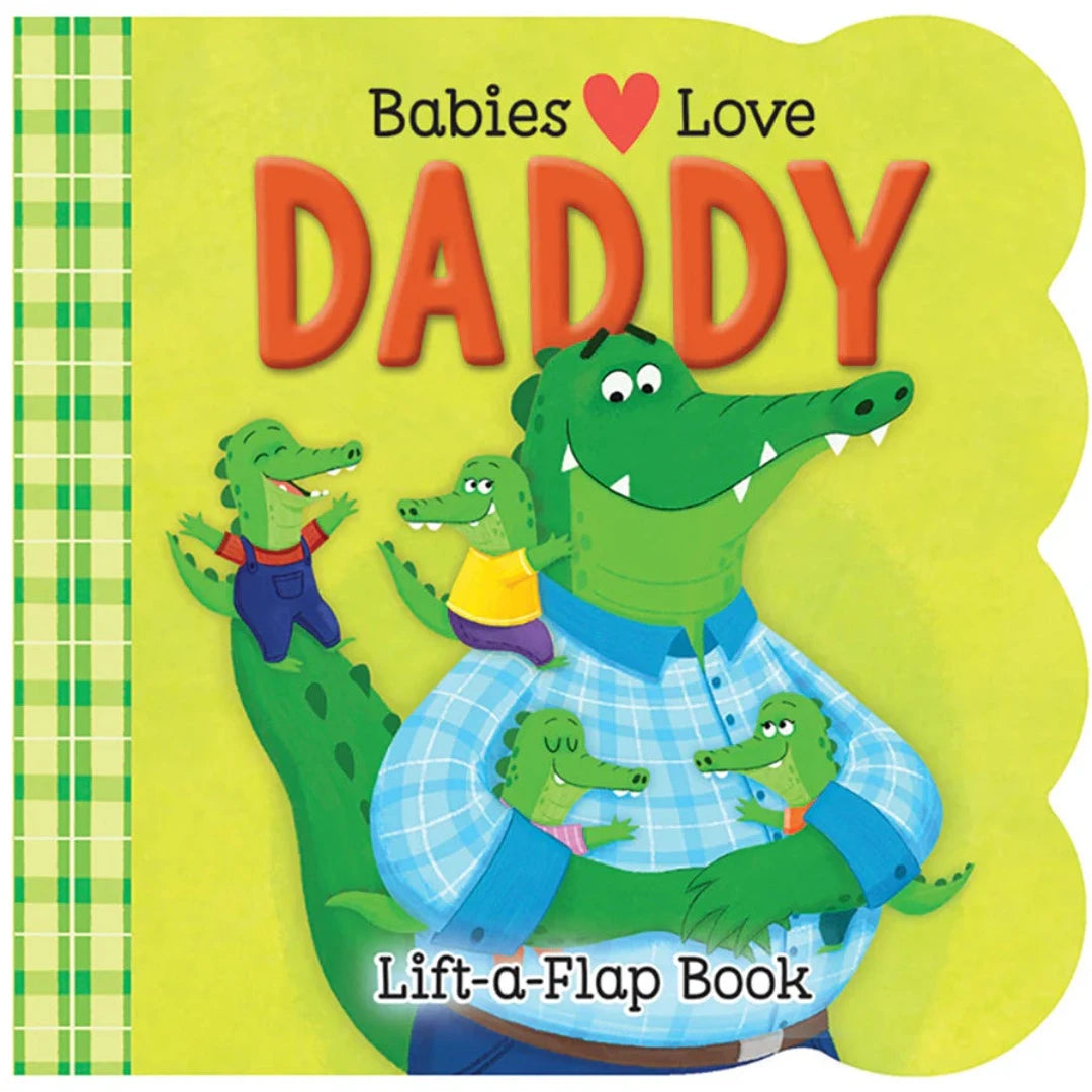 babies and daddy alligator book cover