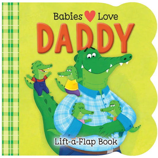 babies and daddy alligator book cover