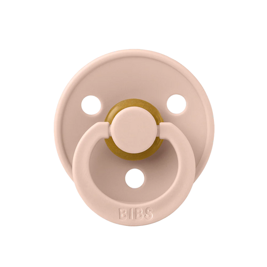 blush colored baby pacifier