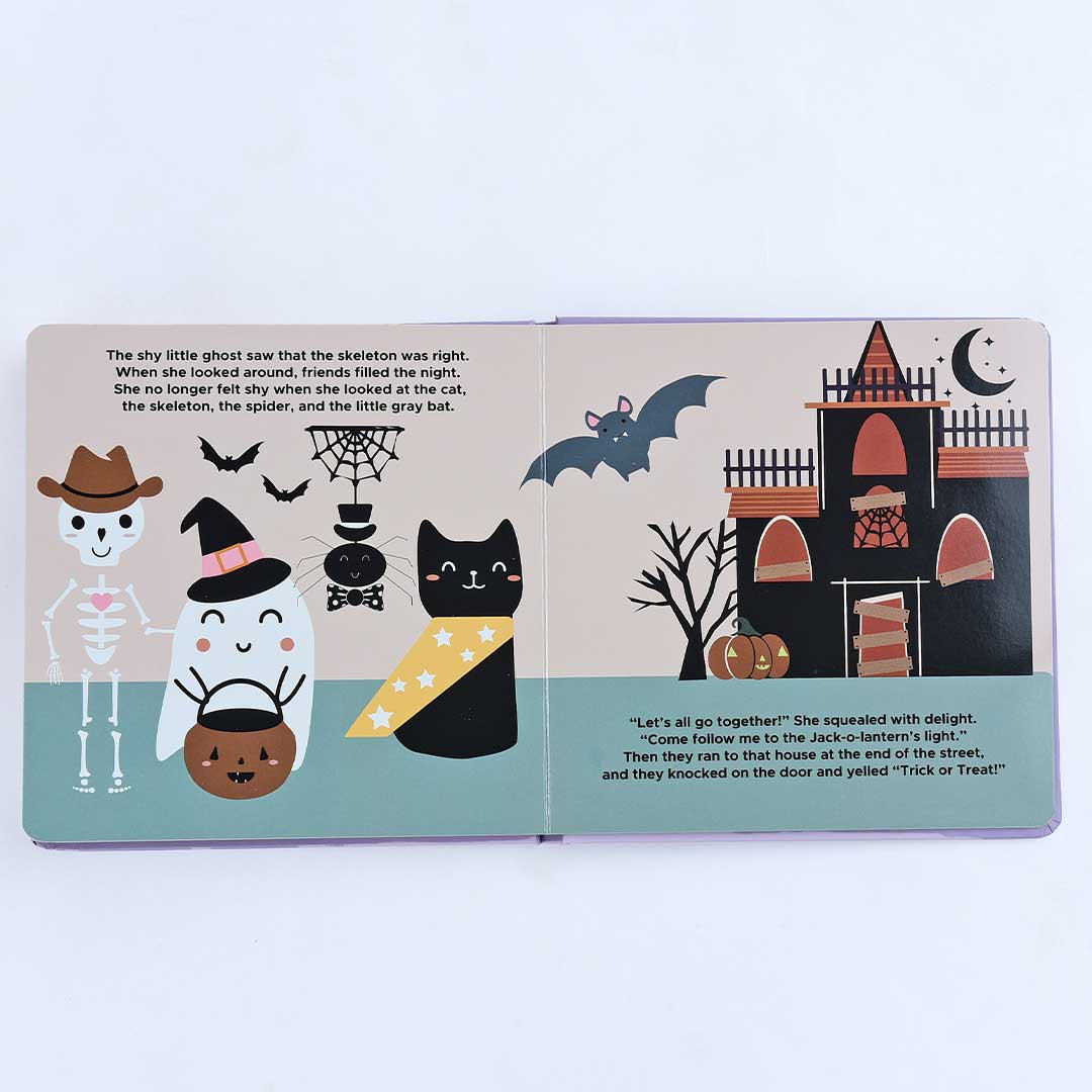 Lucy's Room Shy Little Ghost Halloween Board Book