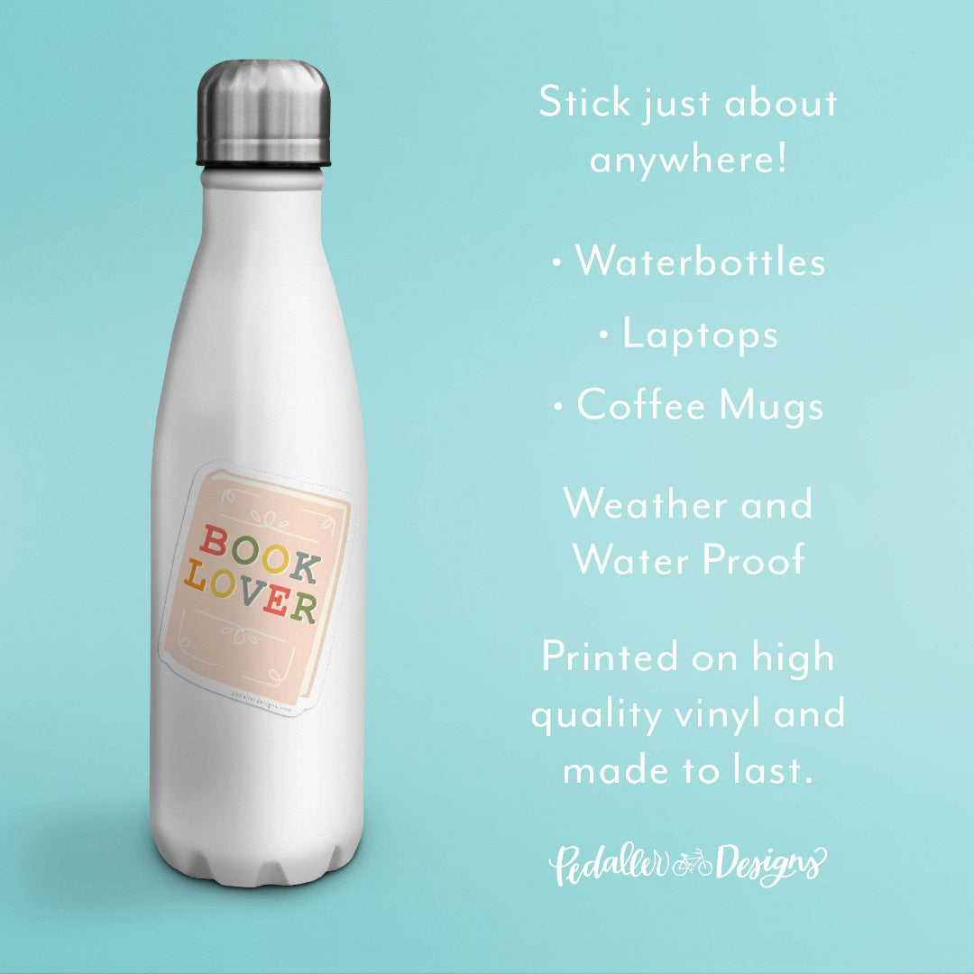 Book Lover Vinyl Sticker