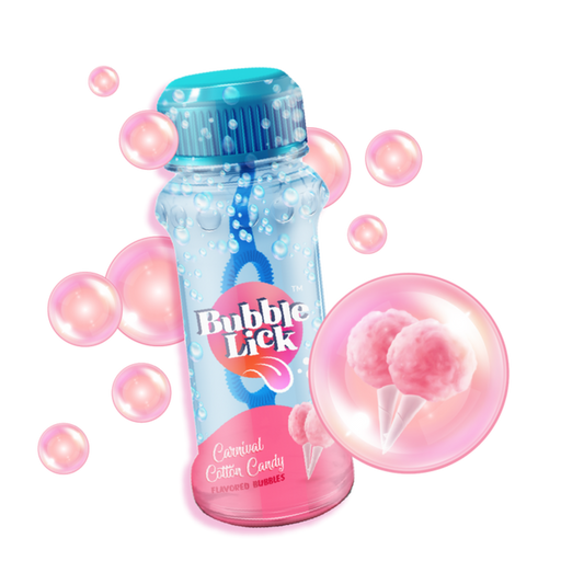 cotton candy flavored bubbles