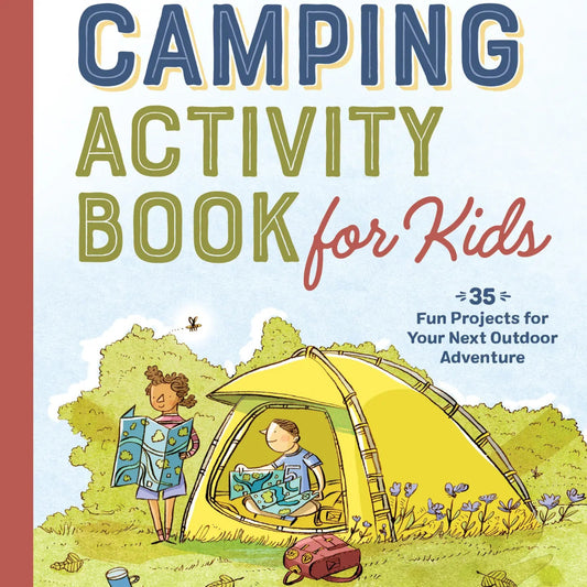 2 people in the outdoors with a tent and camping