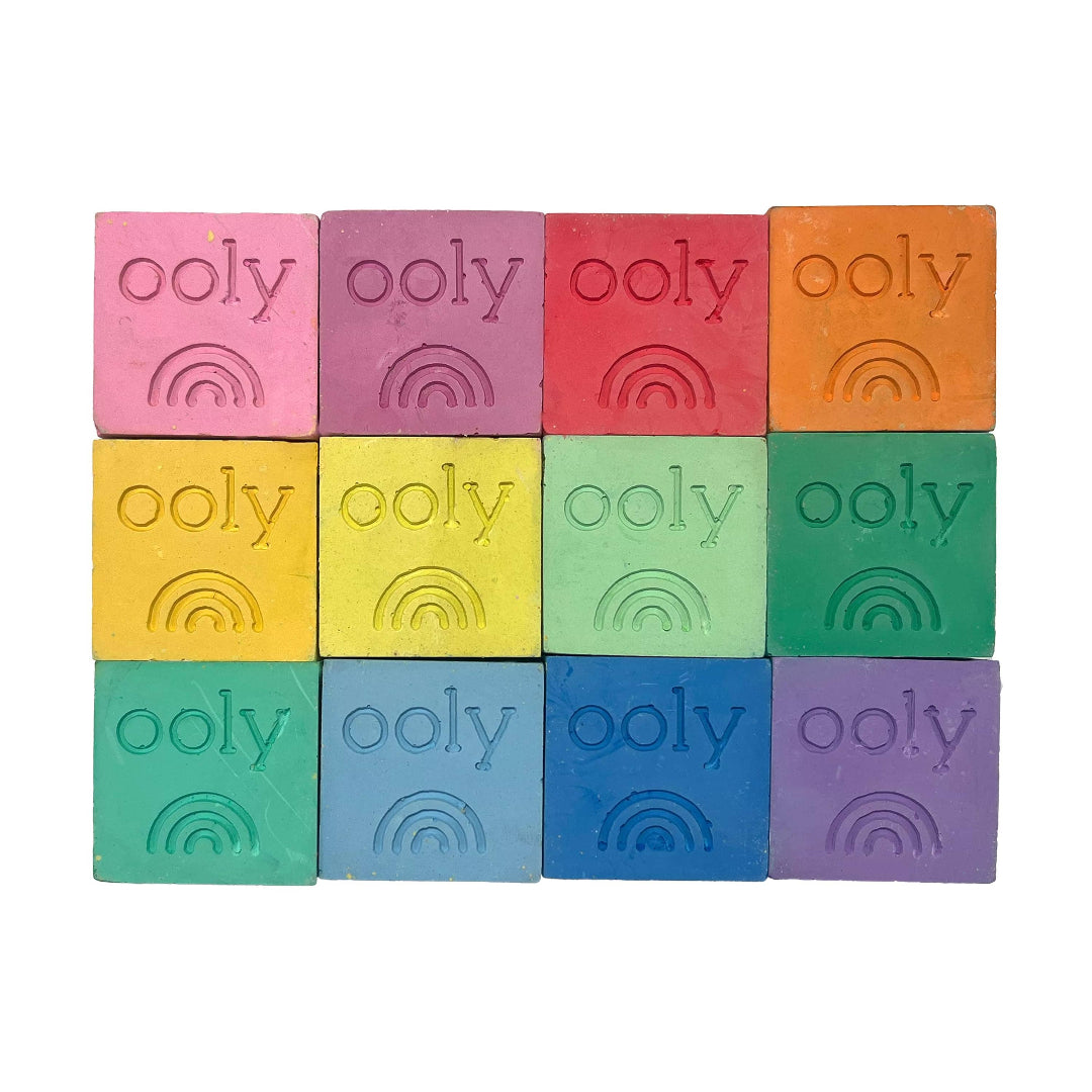 12 square block sidewalk chalk