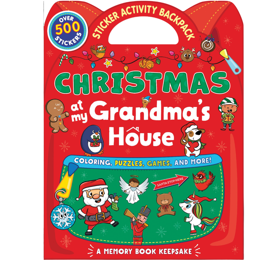 A sticker activity book thats called Christmas at my Grandma's House