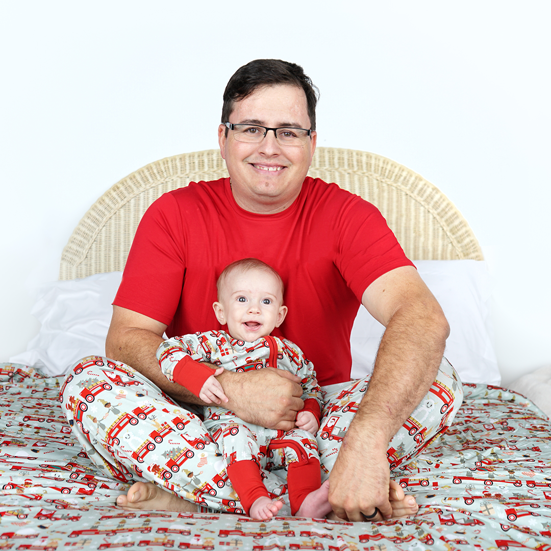 Christmas Train Bamboo Relaxed Lounge Pajama Pants