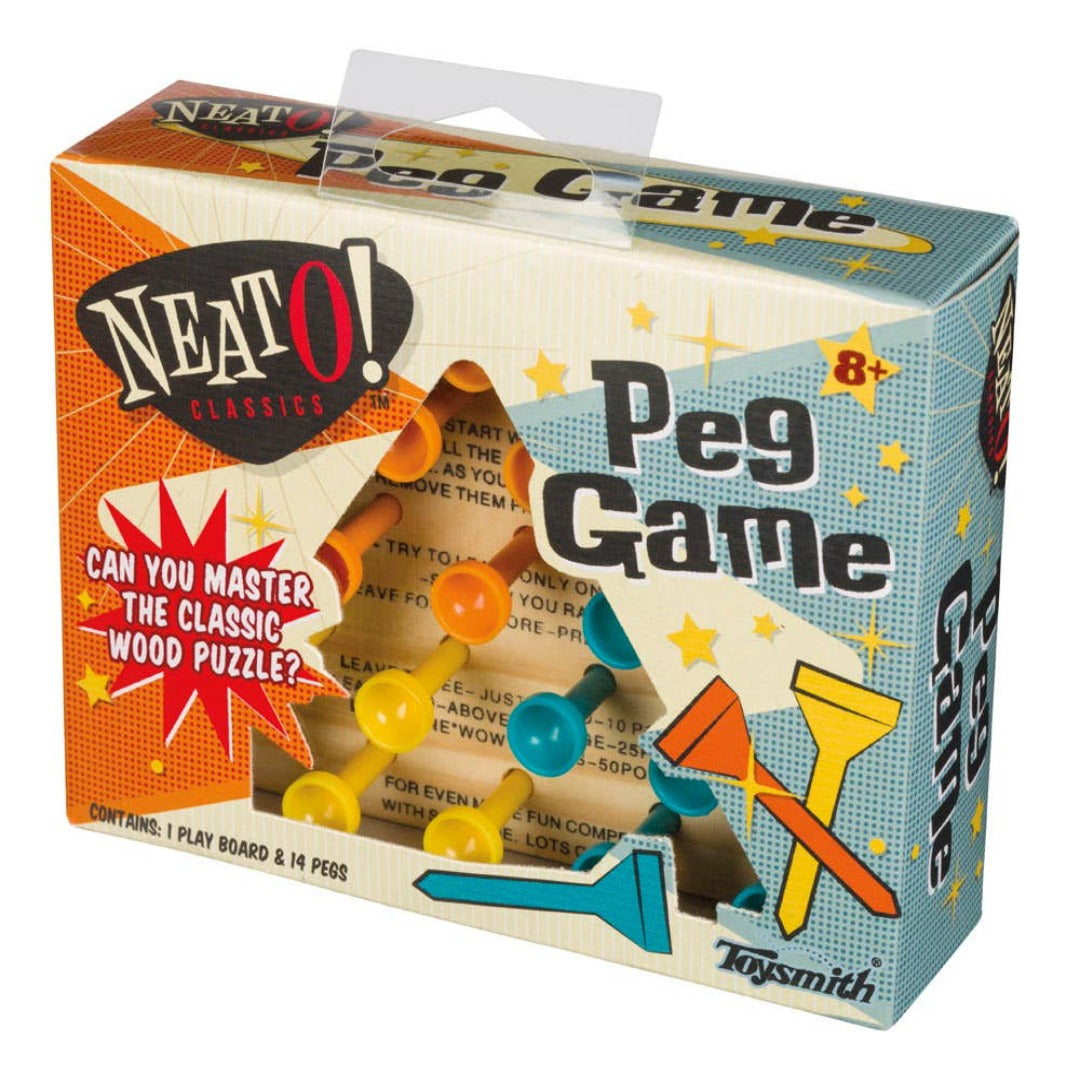 Neato! Classic Wooden Peg Game – Emerson and Friends