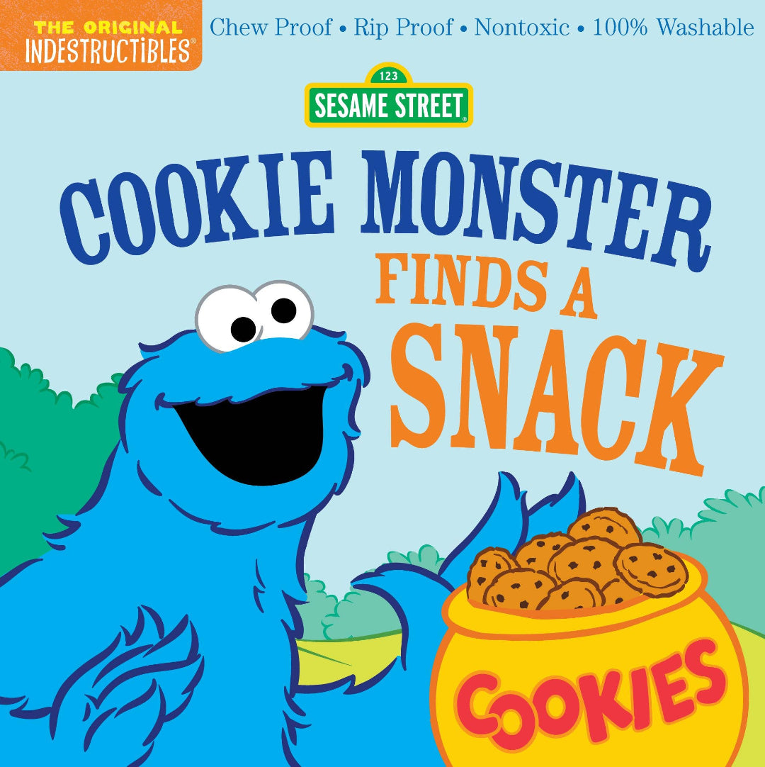 cookie monster finds a snack