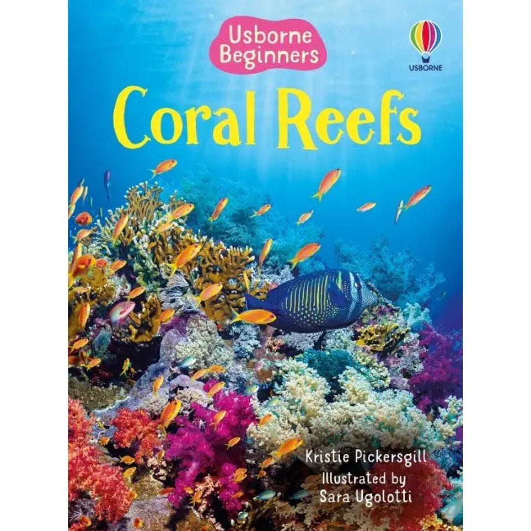 a soft cover book with a photo of a coral reef on the cover