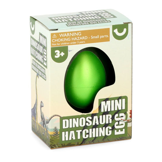 green mini dinosaur hatching egg that hatches when you put it in water