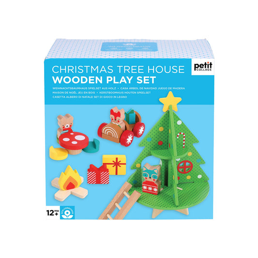 Chronicle Books - Christmas Treehouse Wooden Play Set