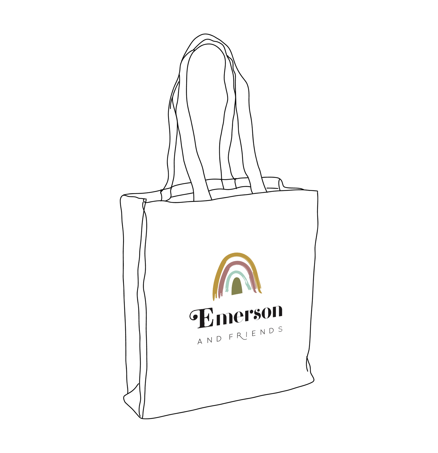 Emerson and Friends Canvas Tote Bag