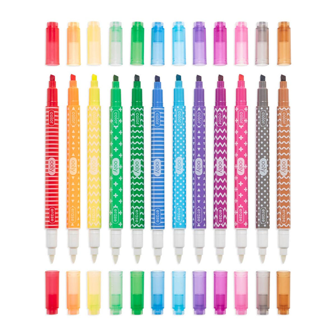 12 erasable markers