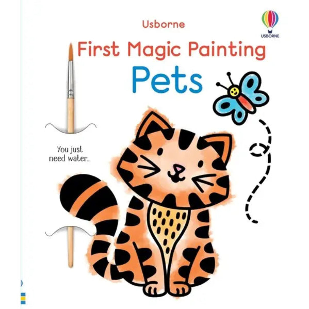 painting book for kids that has a cat on the cover