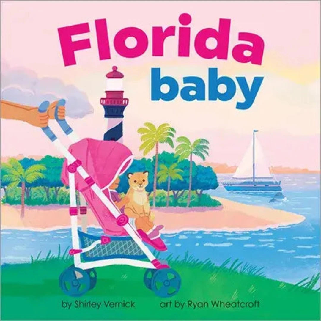 baby in stroller exploring florida