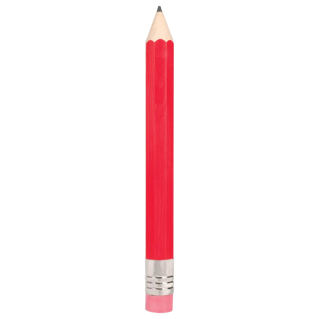 giant red pencil
