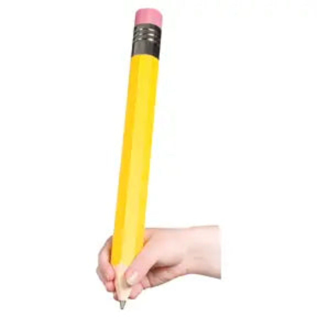 giant yellow pencil