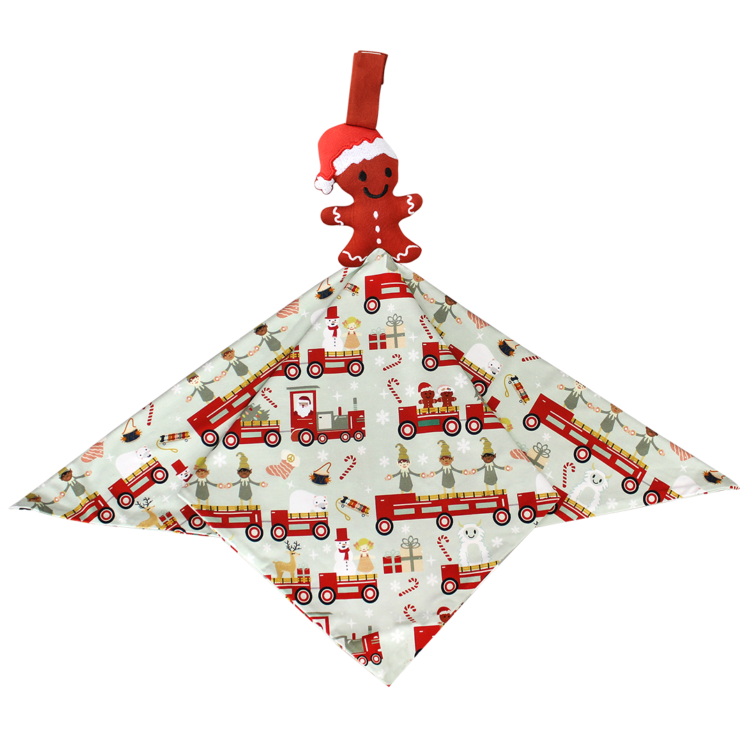 Christmas Train Gingerbread Baby Lovey