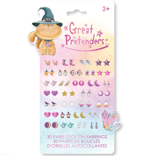 halloween themed stick on earrings