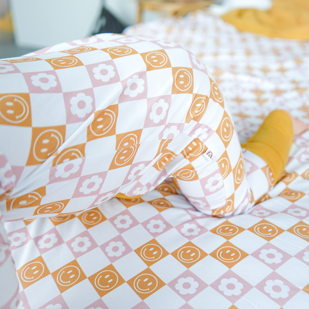 Happy Daze Pink Bamboo Baby Pajama