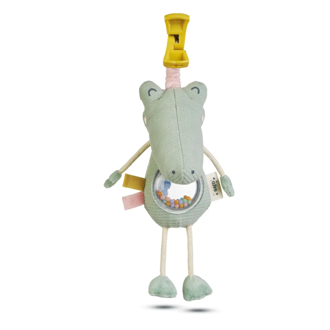 crocodile baby rattle