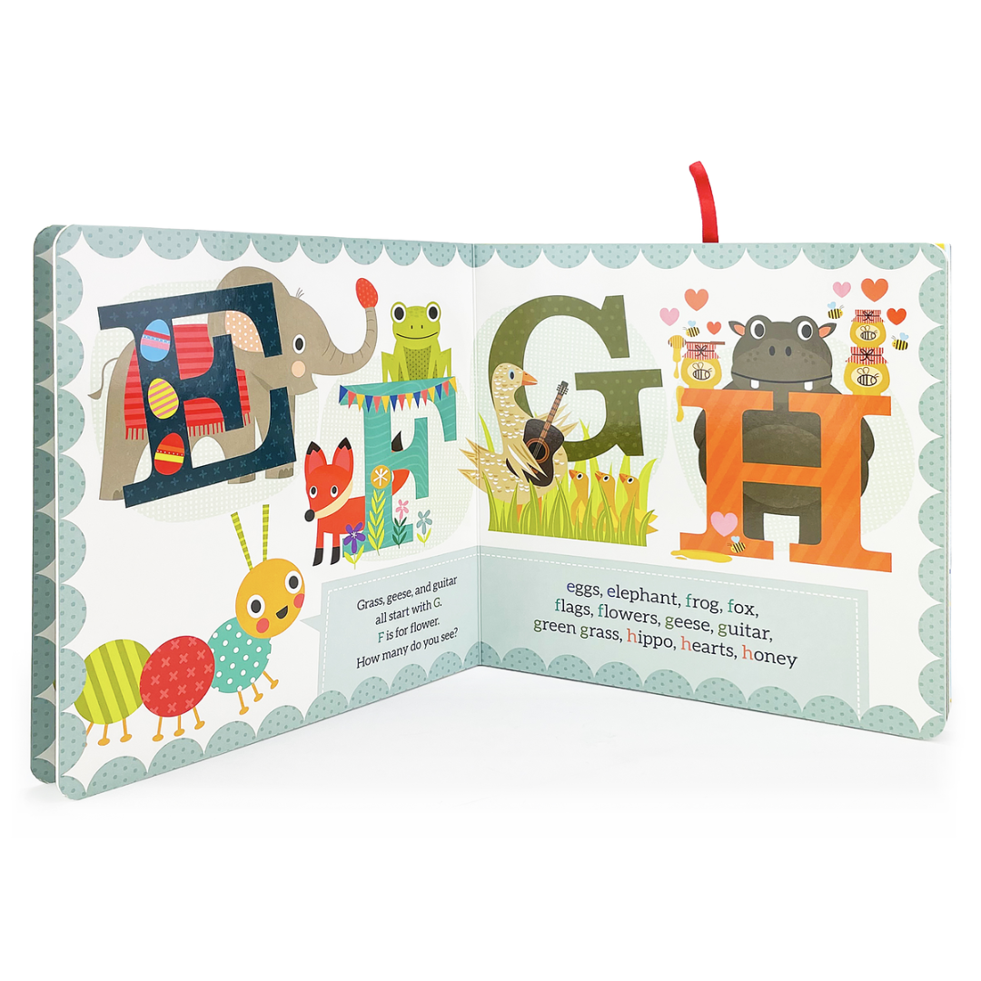 a book and puzzle that helps kids to learn their ABCs