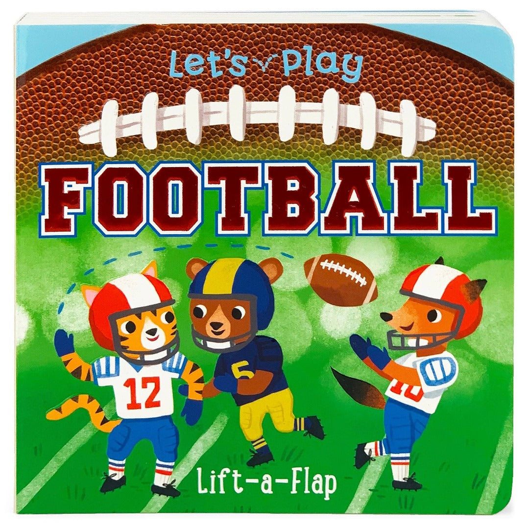 animals playing football book cover